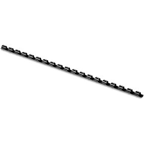 Staples 449261 Plastic Comb Binding Spines 1/4-Inch Diameter 20 Sheets 100 Pack Black