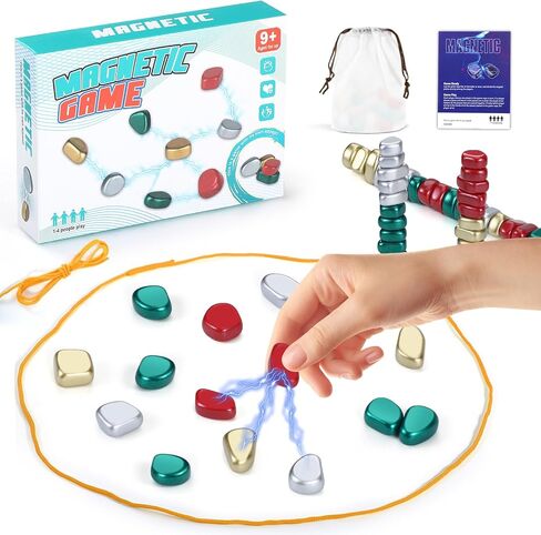 Magnetic Chess Game with Stones,Magnetic Chess,Magnet Game with String,Magnet Chess Game,Puzzle Strategy Family Magnetism Game in Saudi Arabia