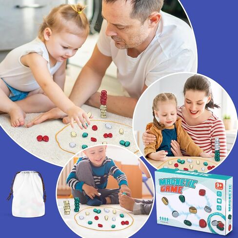 Magnetic Chess Game with Stones,Magnetic Chess,Magnet Game with String,Magnet Chess Game,Puzzle Strategy Family Magnetism Game in Saudi Arabia