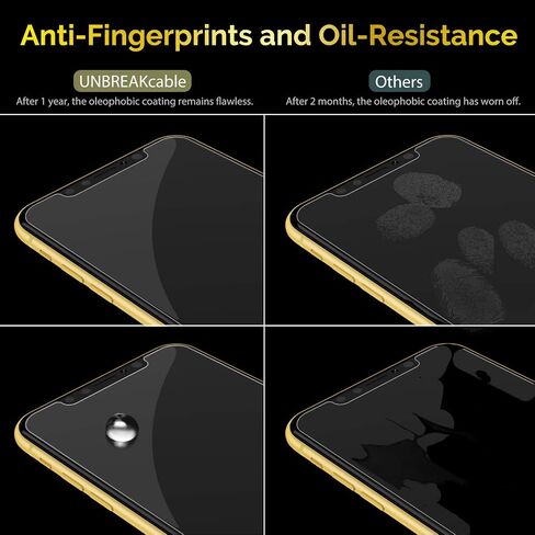 واقي الشاشة غير القابل للكسر لـ iPhone 14/ iPhone13/ 13 Pro ، الزجاج المقسّر الشرير [99.99 ٪ HD Clear] [9H صلابة] [إطار تثبيت سهل] لـ iPhone 6.1 " - 2 Pack in Kuwait