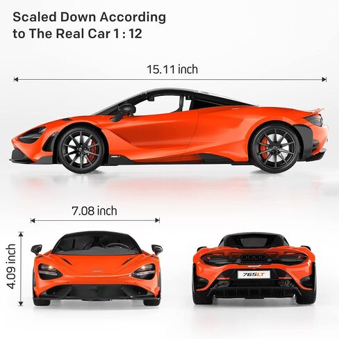 سيارة التحكم عن بُعد Miebely ، سيارات McLaren RC مرخصة رسميًا 1/12 مقياس 7.4v 900mAh لعبة مع سيارة مضيعة للسيارة بسرعة 12 كم/ساعة للبالغين الأطفال الأولاد الذين تتراوح أعمارهم بين 6 و 12 عامًا. in Kuwait