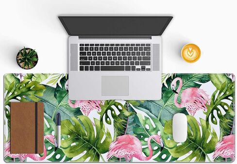 Marble Desk Pad White Gold Large Mouse Pad Gaming Mousepad Extended XL Keyboard Pad 31.5 x 11.8 in Laptop Computer Mouse Keyboard Mat for Office Desk Decor in Saudi Arabia