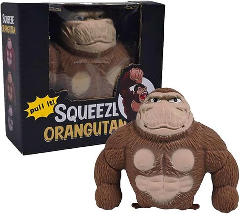 YHan Stretchy Monkey Toy Trending Squishies Fidget Toy Stuffed Monkey, Stretchy Glue-Sand Filled Rubber Gorilla Squishy Toys for Kids and Adults in Kuwait