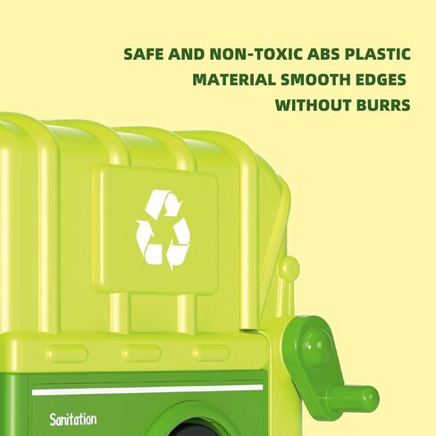 Garbage Truck for 1 2 3 4 Years Old Toddlers, Realistic Car with Trash Can Lifter and Dumping Function, Kids Play Vehicles with Sound & Light, Toys for Boys and Girls Christmas Birthday Gifts in Saudi Arabia