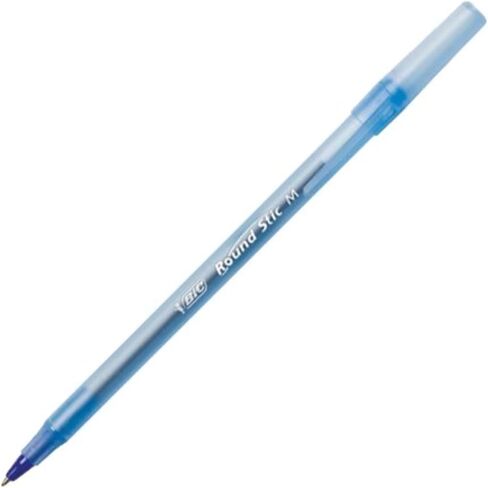 BIC Round Stic Xtra Life Red Ballpoint Pens, Medium Point (1.0mm), 10-Count Pack of Bulk Pens, Flexible Round Barrel for Writing Comfort, No. 1 Selling Ballpoint Pens in Saudi Arabia