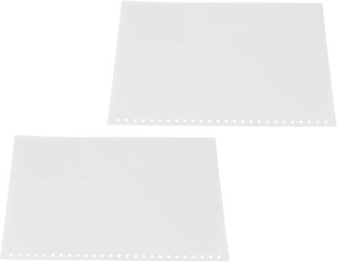 Hole Paper Cover, 50pcs B5 26-Hole Loose Leaf Binding Cover PP Plastic Sheet Protector for Document (White) in Kuwait