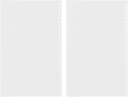 Hole Paper Cover, 50pcs B5 26-Hole Loose Leaf Binding Cover PP Plastic Sheet Protector for Document (White) in Kuwait