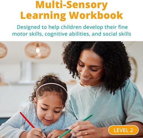 Channie's Multi-Sensory Learning Workbook for Pre-K to 1st Grade, Improve Handwriting Skills, Letter & Word Recognition with Tracing, Labeling, Reading & Coloring Activities in Kuwait