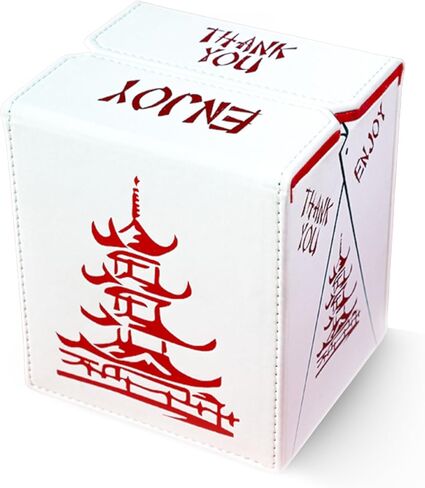 Slevechief ® China للذهاب! مربع سطح بطاقة التداول | جلد نباتي وتصميم هولو | MTG Commander Deck Box ولجميع ألعاب بطاقات التداول الأخرى | يناسب 100 بطاقات مزدوجة الأكمام - لعشاق TCG in Kuwait