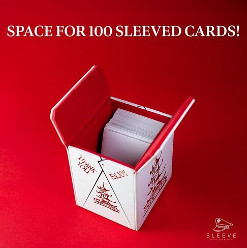 Slevechief ® China للذهاب! مربع سطح بطاقة التداول | جلد نباتي وتصميم هولو | MTG Commander Deck Box ولجميع ألعاب بطاقات التداول الأخرى | يناسب 100 بطاقات مزدوجة الأكمام - لعشاق TCG in Kuwait