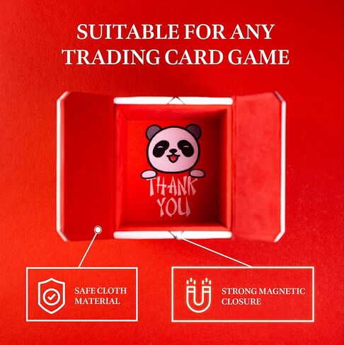 Slevechief ® China للذهاب! مربع سطح بطاقة التداول | جلد نباتي وتصميم هولو | MTG Commander Deck Box ولجميع ألعاب بطاقات التداول الأخرى | يناسب 100 بطاقات مزدوجة الأكمام - لعشاق TCG in Kuwait