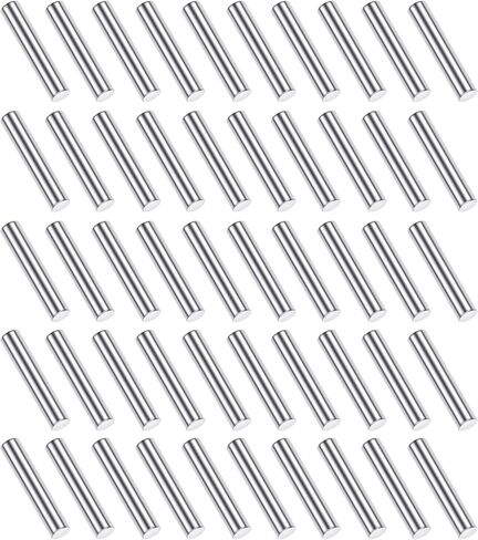 50Pcs 2x10mm Dowel Pin Hex Hinge Pin Wheel Hub Nut Pins Compatible with 1/10 RC Crawler Car TRX4 Axial SCX10 Upgrade in Saudi Arabia