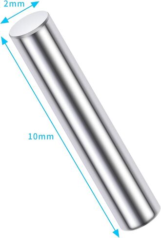 50Pcs 2x10mm Dowel Pin Hex Hinge Pin Wheel Hub Nut Pins Compatible with 1/10 RC Crawler Car TRX4 Axial SCX10 Upgrade in Saudi Arabia