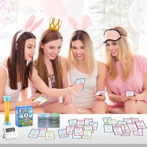 St. Patrick's Day 5 Second Game 108 Simple Question Cards Digital Timer and 5 Second Hourglass Question Card Game for Adult Family Party Travel Game Night Sleepover Think Fast and Shout Out Answer in Saudi Arabia