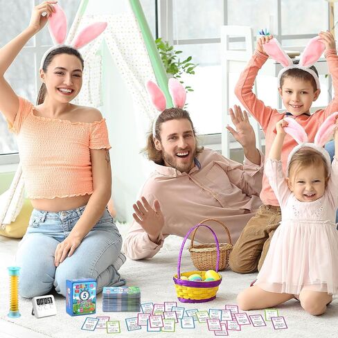 St. Patrick's Day 5 Second Game 108 Simple Question Cards Digital Timer and 5 Second Hourglass Question Card Game for Adult Family Party Travel Game Night Sleepover Think Fast and Shout Out Answer in Saudi Arabia