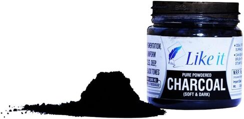 Artist Black Charcoal Powder for sketching/Drawing (Charcoal Powder Per Pack 30 grams) Pack of 1 in Saudi Arabia