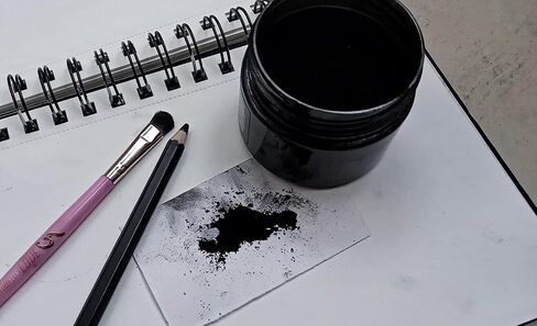 Artist Black Charcoal Powder for sketching/Drawing (Charcoal Powder Per Pack 30 grams) Pack of 1 in Saudi Arabia