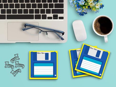 Butler in the Home Sticky Notes 3 Pack 3 "x3" 50 ورقة عدد الصفائح لكل وسادة ، ملاحظات رجعية قرص مرنة القرص ، لطيف مذكرة مضحكة منصات القرطاسية مخطط in Kuwait