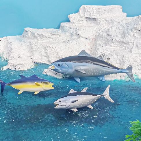 Mini Whale Shark Toy Set Small Sea Creatures Toys for Kids 2-4 Inch Mini Marine Animal Figures Cake Topper Girls Boys Toddlers Birthday Gift in Saudi Arabia