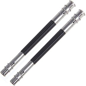 2 Pcs Useful Stainless Steel Dual Head Pencil Extender Holder Double-Headed Pencil Stationery Accessories for Stationery Desk Supplies Holders and Dispensers