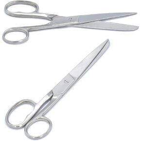 AAProTools Fabric Scissors, Heavy Duty All Metal Stainless Steel Craft Scissors, Multi-Purpose Professional Sharp Shears for Tailor Dressmaker Craft Cutting Cloth Leather Canvas Denim Paper, 7.24 Inch