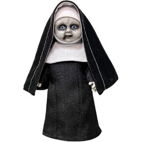 nezababy The Nun Dolls Creepy Catholic Halloween Figure Replica Cosplay Prop Horror Movie Washable Doll Outfit