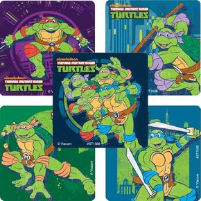 SmileMakers TMNT Classic Stickers - Prizes and Giveaways100 Per Pack