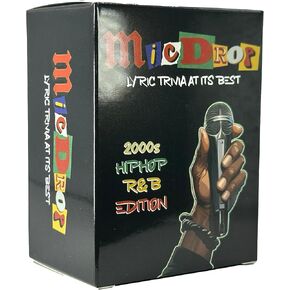 Mic Drop 2000s Hip Hop and RNB Epic Lyric Battles Trivia Game Celebrating Urban Beats, Culture, and Music History