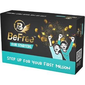 BeFree for Starters - Financial Literacy, Math & Fun Card Game for Family, Juniors, Teens & Adults | Cool Life Learning: Earn & Count Money, Invest, Make Deals, Cover Assets, Manage Cash Flow & Payday