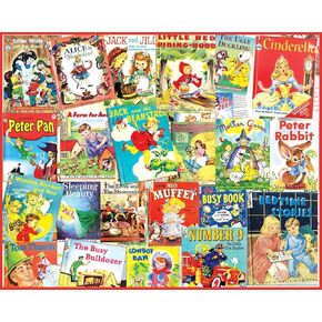 White Mountain Vintage Fairy Tales Puzzles for Adults 1000 Pieces Jigsaw Children Book Puzzle