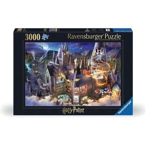 Ravensburger Harry Potter: Hogwarts Castle Cutaway 3000 Piece Jigsaw Puzzle - 17561 - Handcrafted Tooling, Made in Germany, Every Piece Fits Together Perfectly