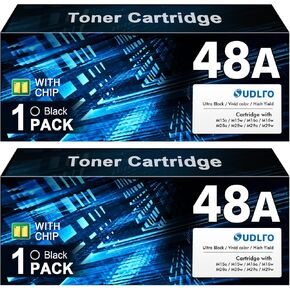 48A Toner Cartridge for HP CF248A - Replacement for HP 48A Toner Cartridge Black Compatible with Pro M15w M29w M28w M15a M28a M31w M30w M16a M16w M29a Series Printer (2 Black)