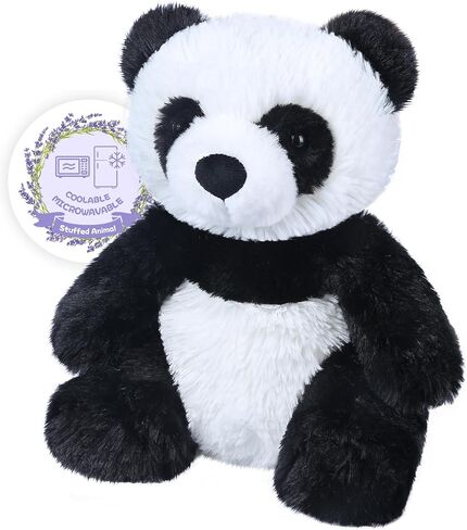 Warmable Panda Stuffed Animals, Microwave Heating Pads, Stress Relief, Cuddly Panda Plushies with Lavender Scent, Heatable & Coolable Panda Bear, Panda Gifts in Kuwait