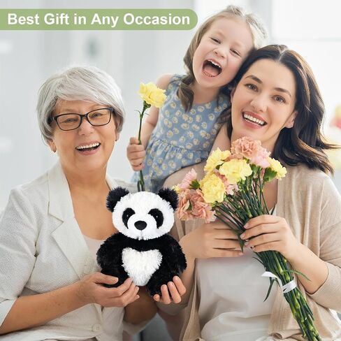 Warmable Panda Stuffed Animals, Microwave Heating Pads, Stress Relief, Cuddly Panda Plushies with Lavender Scent, Heatable & Coolable Panda Bear, Panda Gifts in Kuwait