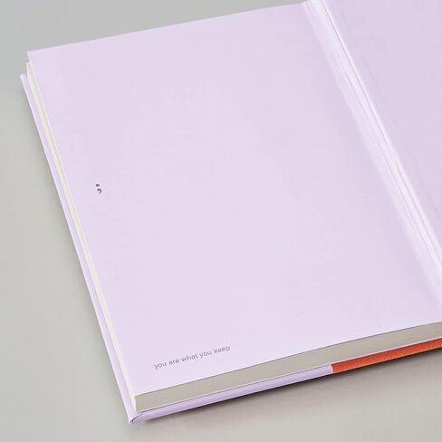 Semikolon Notebook A5, 176 Pages of Fine Swedish Paper, Plain Pages, Tangerine Lavender Cover in Saudi Arabia