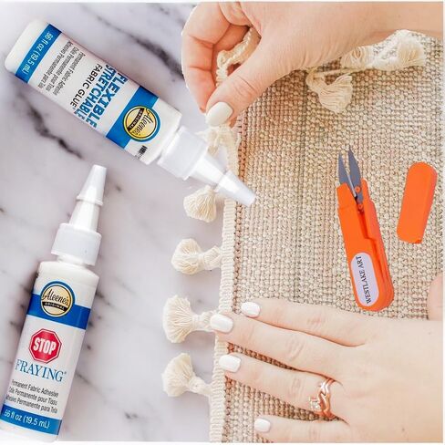 غراء النسيج ، عدد 19.5 مل من عدد 3 ، مقص تطريز متعدد الأغراض ، غراء دائم وقابل للغسل ، للإصلاحات والصياغة ، سهلة الاستخدام ، [3 عبوات] in Kuwait