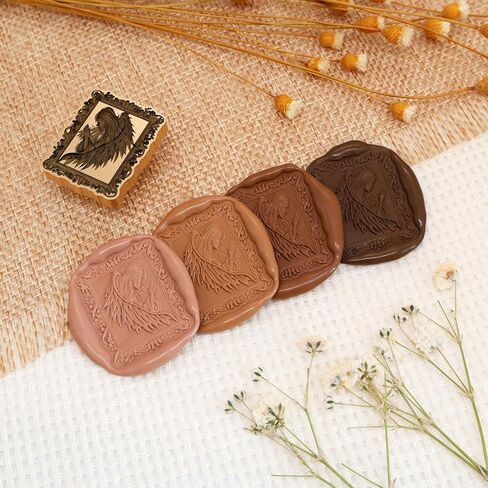 ختم الشمع ختم الختم الشمع ختم ليزر شمع الختم ختم ختم شمع جميل مناسبة لبطاقات بريدية مغلف ، دعوات ، تعبئة الهدايا ختم الشمع مزود مُختم (ليمغ) in Kuwait