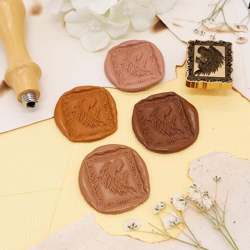 ختم الشمع ختم الختم الشمع ختم ليزر شمع الختم ختم ختم شمع جميل مناسبة لبطاقات بريدية مغلف ، دعوات ، تعبئة الهدايا ختم الشمع مزود مُختم (ليمغ) in Kuwait