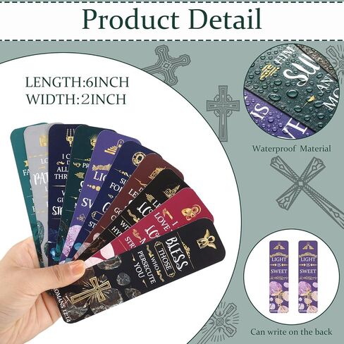 Sinmoe 120 Pcs Mother's Day Bible Gifts Set Include 30 Bible Verses Bookmarks 30 Scripture Ballpoint Pens 30 Christian Notebooks 30 White Organza Bags for Women Party Decoration(Bright Color,Novel) in Kuwait