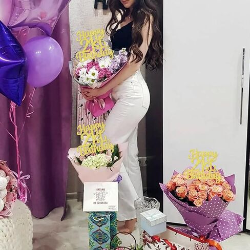 12pcs Happy 50th Birthday Party Centrepiece Gold 50th Table Table Decorations for Girls Boys 50th 50th 50 floral decorations for 50th Birthday Party Supplies (Gold 50th) in Kuwait