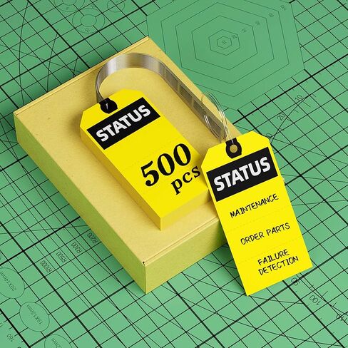 حالة أسطوانة الابتكار علامات مثقبة مزدوجة السلكية 4 3/4 "× 2 3/8" ، علامات الحالة مع العيينة المقواة ، 3 علامات أسطوانة مع الأسلاك وخط ثقب ، علامات الكتابة المجانية حالة 500 in Kuwait