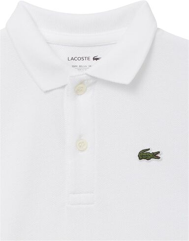 Lacoste Unisex Baby Organic Cotton Piqué Bodysuit in Recycled Cardboard Box Set in Saudi Arabia