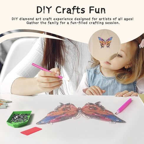 Zoretco DIY شنقا ماس ماس حرف الطلاء طقم طقم طقم ، 5Dات فنية الماس ، وأطقم الطلاء الماس للبالغين ، والفن الكريستالي الماس الخاص بنافذ زخرفة الأكريليك in Kuwait