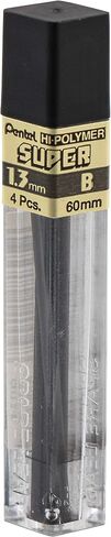 Pentel Super Hi-Polymer Lead Refill (1.3mm) B, 8Pcs/Tube, 2Pk,Red White in Saudi Arabia