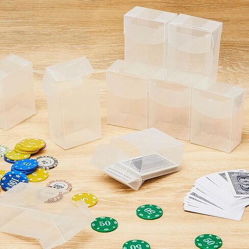 Deekin 18 Packs Deck Cards Box Trading Card Storage Box Case Carrying Case for Family Party Games Supplies(Bright Color,4 x 2.8 x 2 Inch) in Kuwait