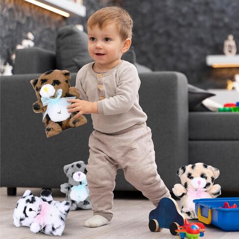 PixieCrush Teddy Bears Stuffed Animals Bundles - Big Teddy Bear for Baby Shower - Teddy Bear for Baby Soft and Durable - Handstitched Nose and Satin Bow Teddy Stuffed - Set of 4 - Polkadot in Saudi Arabia