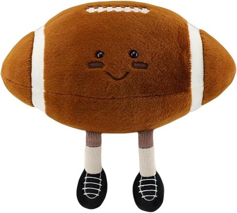 13.7" Cute Football Plush Toys Basketball Pillow Soft Stuffed Sport Throw Pillow Plush Ball Gift Sports Pillows Soccer Pillow (Football) in Saudi Arabia