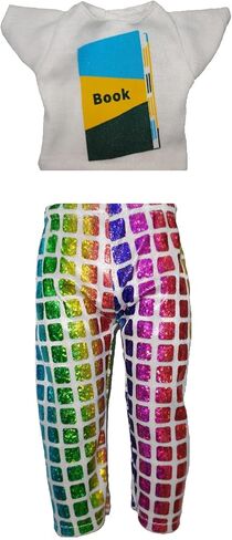14Pcs Doll Clothes Accessories for 14.5 Inch Wellie American Dolls Girl Wishers,Clothing Outfits Skirt Leggings Tops for 14in Girl Dolls(Skirt) in Saudi Arabia