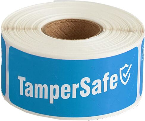 Angel’S Peel Lounge Green Tamper Proof Stickers 250 Counts in 1 Roll - 1x3 Inch Self Adhesive Tamper Evident Tape Seal Stickers for Food Delivery Labels of Bags, Cups, Bottles or Boxes in Kuwait