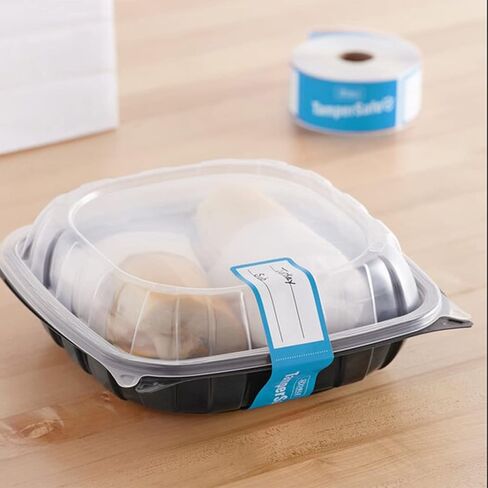 Angel’S Peel Lounge Green Tamper Proof Stickers 250 Counts in 1 Roll - 1x3 Inch Self Adhesive Tamper Evident Tape Seal Stickers for Food Delivery Labels of Bags, Cups, Bottles or Boxes in Kuwait